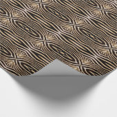 Kaleidoscope Zebra Fur Pattern Cadeaupapier (Hoek)