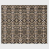 Kaleidoscope Zebra Fur Pattern Cadeaupapier (Vlak)