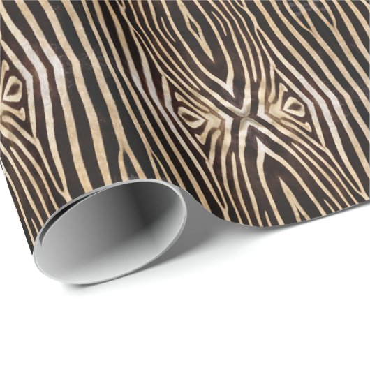 Kaleidoscope Zebra Fur Pattern Cadeaupapier (Rol Hoek)