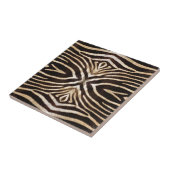 Kaleidoscope Zebra Fur Pattern Tegeltje (Zijkant)