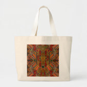 Kaleidoscopic Art Jumbo Tote Bag – Geometric  (Voorkant)
