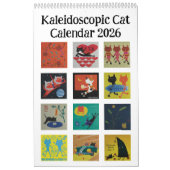 Kaleidoscopic Cat Calendar Kalender (Hoes)