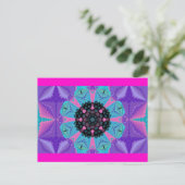 Kaleidoscopic Mandala Design Briefkaart.2 Briefkaart (Staand voorkant)