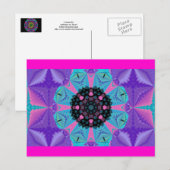 Kaleidoscopic Mandala Design Briefkaart.2 Briefkaart (Voorkant / Achterkant)