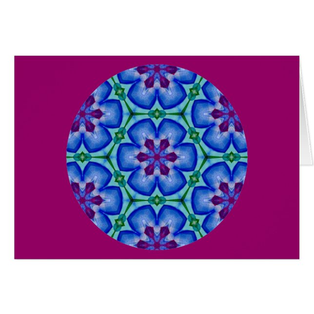 Kaleidoscopic Mandala Floral Design.2 (Voorkant Horizontaal)