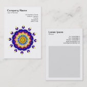 Kaleidoscopisch 070714(3) visitekaartje (Voorkant / Achterkant)