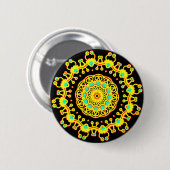 Kaleidoscopisch 110714(17) ronde button 5,7 cm (Voorkant /achterkant)