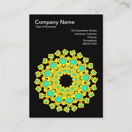 Kaleidoscopisch 110714(6) visitekaartje (Voorkant)