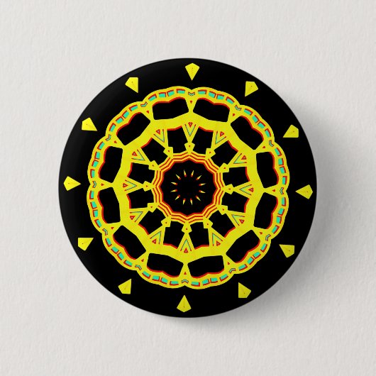 Kaleidoscopisch 110714(7) ronde button 5,7 cm (Voorkant)