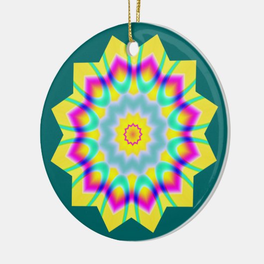 Kaleidoscopisch 260614(1) keramisch ornament (Links)