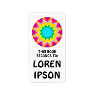 Kaleidoscopisch - Boek Bord Etiket