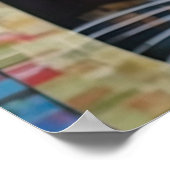 Kaleidoscopisch katachtige ensemble poster (Hoek)