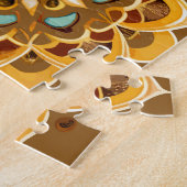 Kaleidoscopisch  Mandala Legpuzzel (Zijkant)