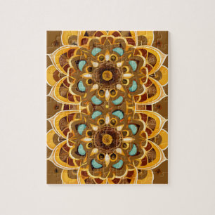 Kaleidoscopisch  Mandala Legpuzzel