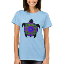 Kaleidoscopisch Mandala Turtle Design