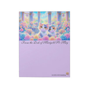 Kaleidoscopisch Papieren Kitten Notitieblok