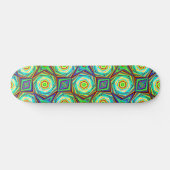 Kaleidoscopisch patroon Moderne Abstracte kunst kl Persoonlijk Skateboard (Horizontaal)