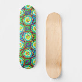Kaleidoscopisch patroon Moderne Abstracte kunst kl Persoonlijk Skateboard (Voorkant)