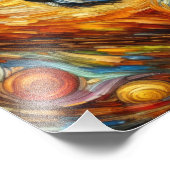 Kaleidoscopische Canine: een hartelijke uitdrukkin Foto Afdruk (Hoek)