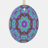 Kaleidoscopische fractale Ornament.1 Keramisch Ornament (Rechts)
