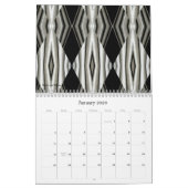 Kaleidoscopische fractals, een kalender 2026 (Jan 2026)