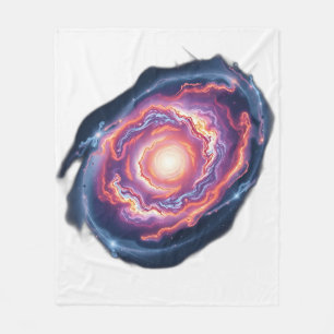 Kaleidoscopische Galaxy Art Fleece Deken