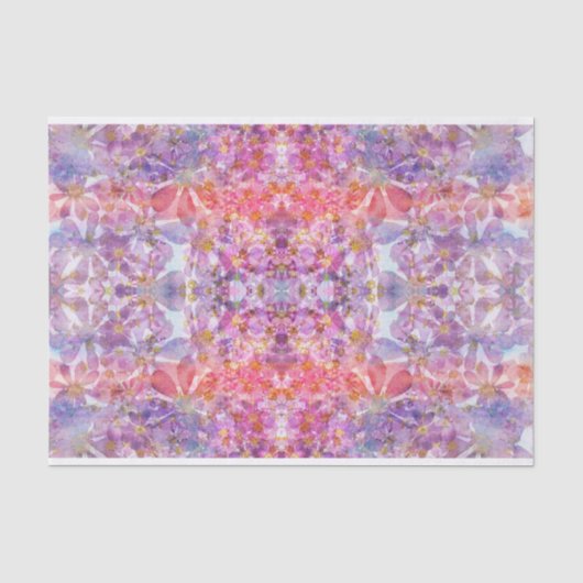 Kaleidoscopische kosmos- geperste weefsels tissuepapier (Voorkant)