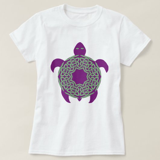 Kaleidoscopische schildpad.1 t-shirt (Design voorkant)