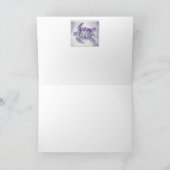 Kaleidoscopische schildpad met Citroenkaart 2 Kaart (Binnen)