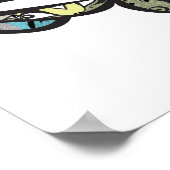 KALEIDOSCOPISCHE STROOM POSTER (Hoek)