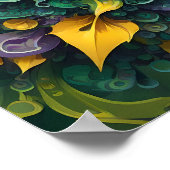 Kaleidoscopische uitbarsting - levendige Abstracte Poster (Hoek)