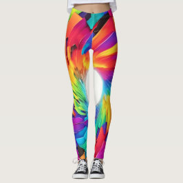 Kaleidoscopische Vortex: een kleurrijke reis Leggings