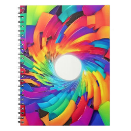 Kaleidoscopische Vortex: een kleurrijke reis Notitieboek