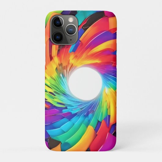 Kaleidoscopische Werveling: Een Kleurrijke Reis Case-Mate iPhone Case (Achterkant)