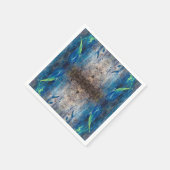 Kaleidoskopisch abstrakt bunt bohemien mandala servet (Hoek)