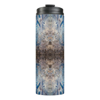 Kaleidoskopisch abstrakt bunt bohemien mandala thermosbeker