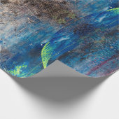 Kaleidoskopisch abstrakt bunt verspielt mandala cadeaupapier (Hoek)