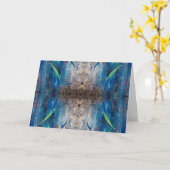 Kaleidoskopisch abstrakt bunt verspielt mandala kaart (Gele Bloem)