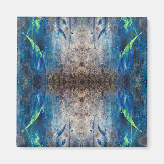 Kaleidoskopisch abstrakt bunt verspielt mandala magneet