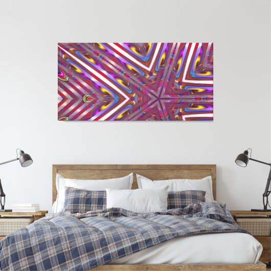 KaleidoStar Canvas Afdruk (Insitu (Slaapkamer))