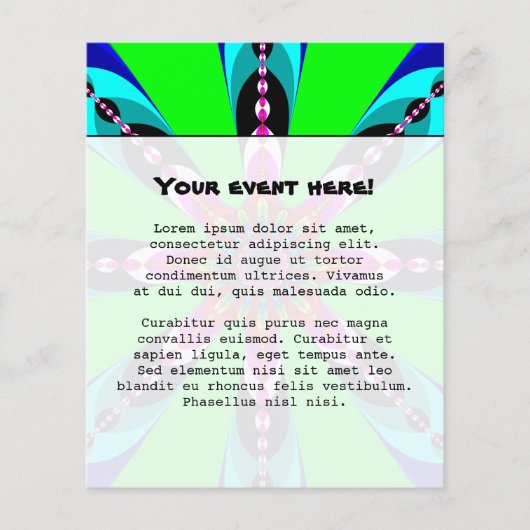 Kaleidozone - Fractal Flyer (Voorkant)