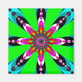 Kaleidozone - Fractal Magneet (Voorkant)