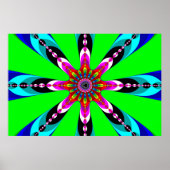 Kaleidozone - Fractal Poster (Voorkant)
