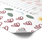 Kalendar Kathrin Legg: Perpetual Evergreen Poster (Hoek)