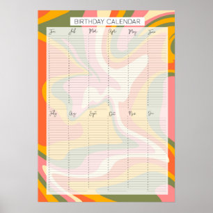 Kalendar Kathrin Legg: Perpetual Evergreen Poster