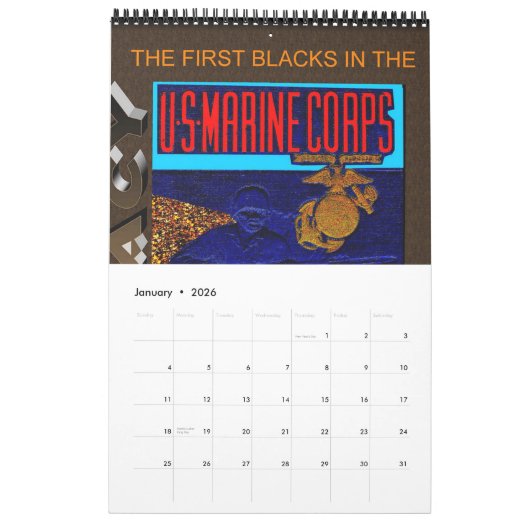 Kalendar Montford Point Marines Kalender (Jan 2026)
