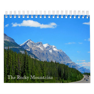 Kalendar the Rocky Mountains, Canada Kalender