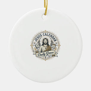 Kalendar van Jezus Dagelijkse Genade Jezus Kalenda Keramisch Ornament