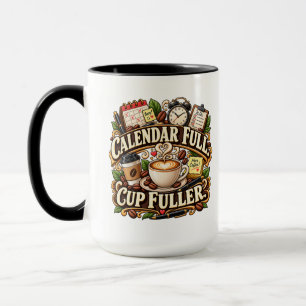 Kalendar Volle Kop Volle Kantoor Koffie