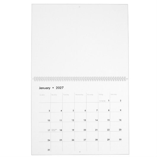 Kalender (Jan 2027)